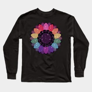 Celestial Flower [rainbow] Long Sleeve T-Shirt